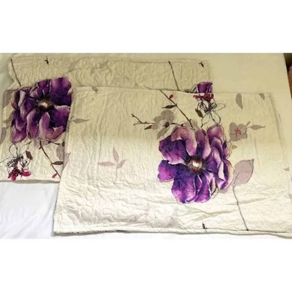 100% Cotton Feeling 3pcs Quilt Set -King Size